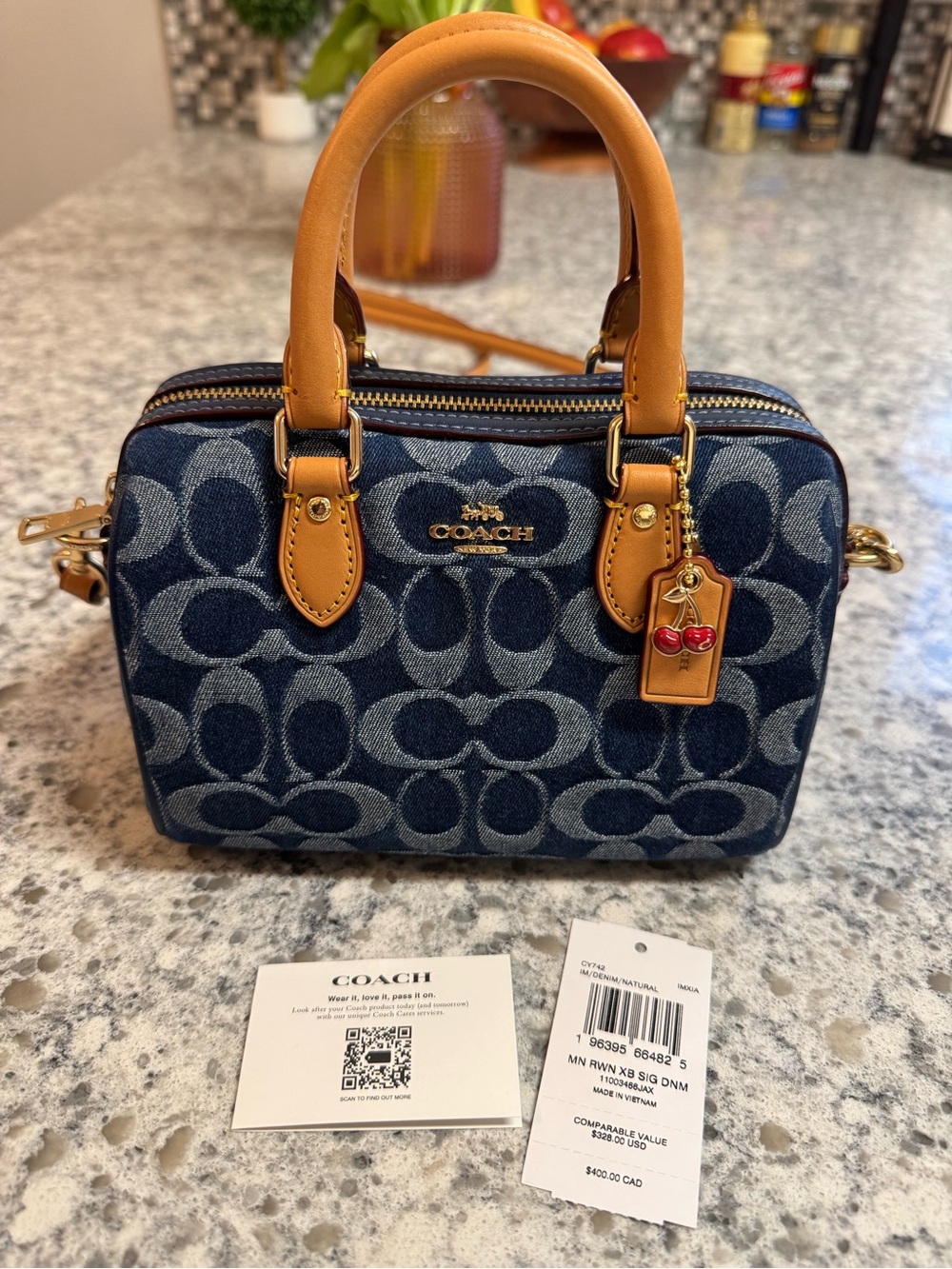 Coach denim mini rowan - Picture 4 of 6